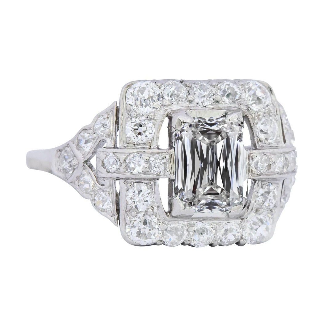 Halo Emerald Diamond Engagement Ring 7 karaat dames gouden sieraden - harrychadent.nl