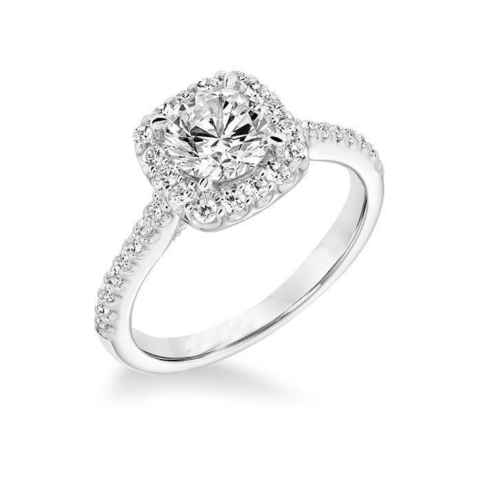 Halo Echt Diamanten Verlovingsring 1,85 Karaat