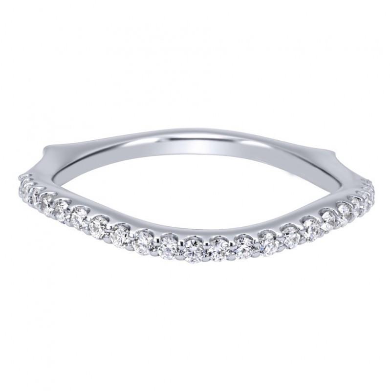 Halve Eeuwigheid Trouwring 0,66 Karaat Ronde Echt Diamant Witgoud - harrychadent.nl