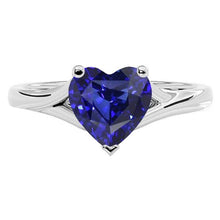 Afbeelding in Gallery-weergave laden, echte heart diamant 2.50karaat ring vooraanzicht
