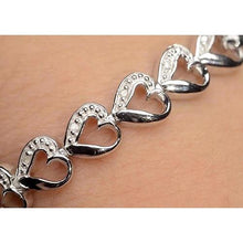 Afbeelding in Gallery-weergave laden, Hartvorm Echt Diamanten Armband 7 Karaat Dames Sieraden Nieuw - harrychadent.nl
