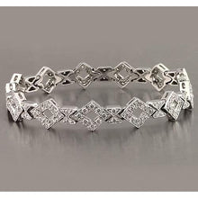 Afbeelding in Gallery-weergave laden, Heren witgouden diamanten armband 3.50 karaat sieraden Nieuw - harrychadent.nl

