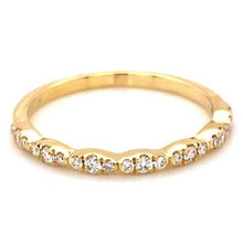 Afbeelding in Gallery-weergave laden, Huwelijksverjaardag Band 0,50 karaat ronde diamant geel goud 14K - harrychadent.nl
