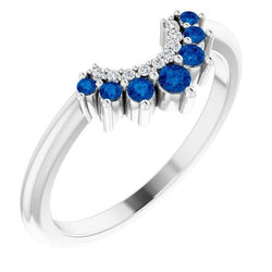 Jubileumring Diamant Ronde Saffier Sieraden 3.30 Karaat