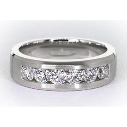 Kanaalset diamanten band sieraden voor heren 1,80 karaat
