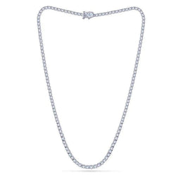 Elegante Gouden Ketting met Natuurlijke Diamanten