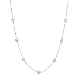 Ketting Echt Diamanten Halsketting
