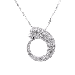 Kleine Ronde Briljant Geslepen 6 Ct Echt Diamanten Hanger Ketting Wit Goud