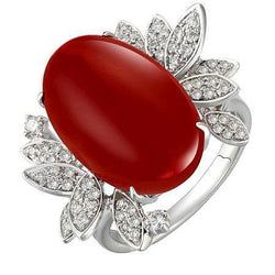 Koraal Cocktail Ring
