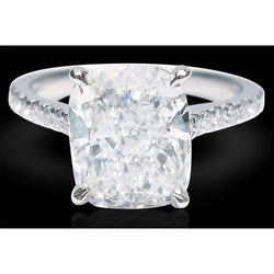 Kussen Diamanten Verlovingsring 5.75 Karaat Dames Sieraden Nieuw