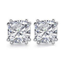 Natuurlijke Diamanten Oorbel 2ct - Witgoud 14K