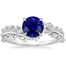 Afbeelding in Gallery-weergave laden, echte round diamant 4.50karaat ring vooraanzicht
