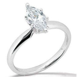 Markiezin Solitaire Echt Diamanten Ring