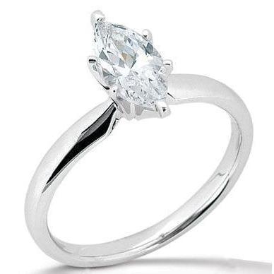 Markiezin Solitaire Echt Diamanten Ring