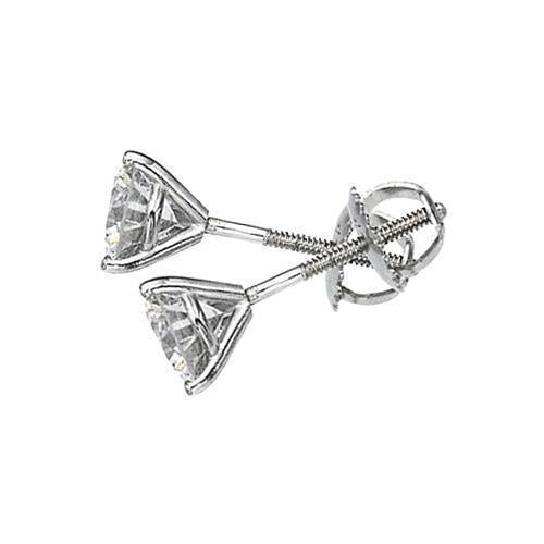 Martini-stijl diamanten oorknopjes diamanten oorbellen 2 Ct E Vvs1 - harrychadent.nl