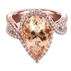 Morganite Cocktail Ring