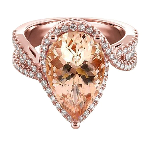 Morganite Cocktail Ring