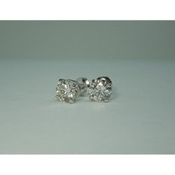 Natuurlijke Diamanten Oorbel 2.50ct - Witgoud 14K
