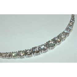 Elegante Echt Natuurlijke Diamanten Diamanten Ketting