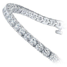 Afbeelding in Gallery-weergave laden, Natuurlijke briljant geslepen diamanten tennisarmband 7,50 karaat WG 14K - harrychadent.nl
