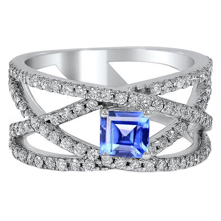 Oceaan Saffier Ring