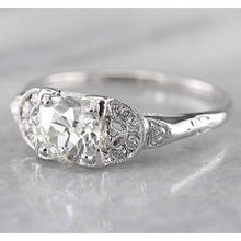 Afbeelding in Gallery-weergave laden, Old Miner ronde diamanten ring 1,50 karaat witgoud 14K - harrychadent.nl
