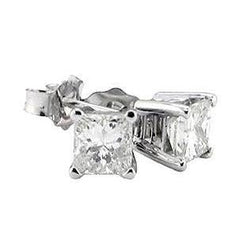Natuurlijke Diamanten Oorbel 3ct - Witgoud 14K
