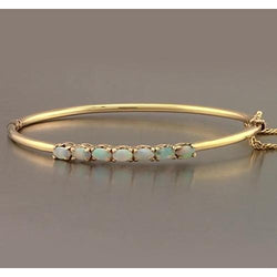 Opaal armband 5,25 karaat geel goud dames sieraden Nieuw
