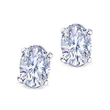 Afbeelding in Gallery-weergave laden, Ovaal geslepen diamant F Vs1 Stud Earring 1,50 karaat witgoud 14K - harrychadent.nl
