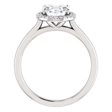 Afbeelding in Gallery-weergave laden, Ovale diamanten ring 2,50 karaat Halo wit goud 14K - harrychadent.nl
