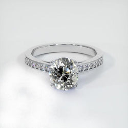 Natuurlijke Diamanten Ring 3.25ct - Witgoud 14K