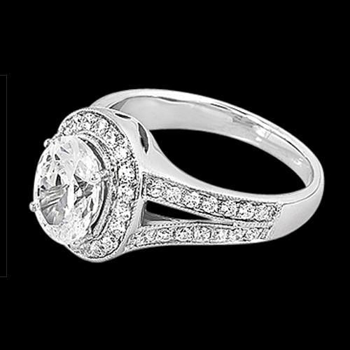 Ovale Echt Diamanten Ring