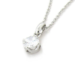 Ovale Solitaire Echt Diamanten Hanger Ketting 1,25 Ct. Wit Goud 14K