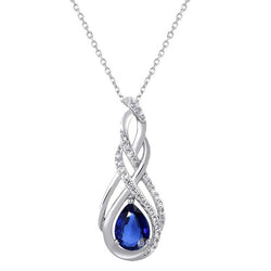 Peer Edelsteen & Diamant Hanger Dubbele Infinity Style 2.25 Karaat