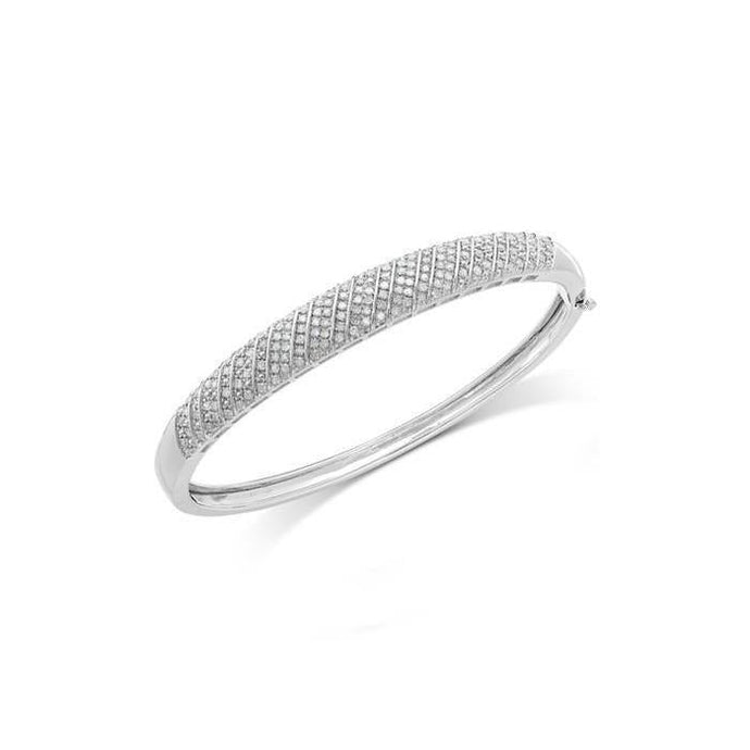 Prachtige ronde diamanten armband 4,50 ct witgoud - harrychadent.nl