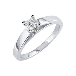 Princess Cut 1.10 Ct Diamond Engagement Solitaire Ring 14K witgoud