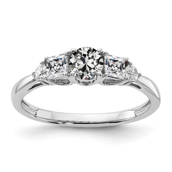 Princess & Round Old Miner Diamond Anniversary Ring 2,50 karaat - harrychadent.nl