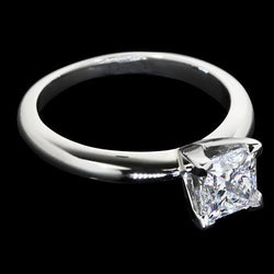 Princess Echt Diamond Solitaire Vrouwen Witgouden Ring 1,25 Karaat
