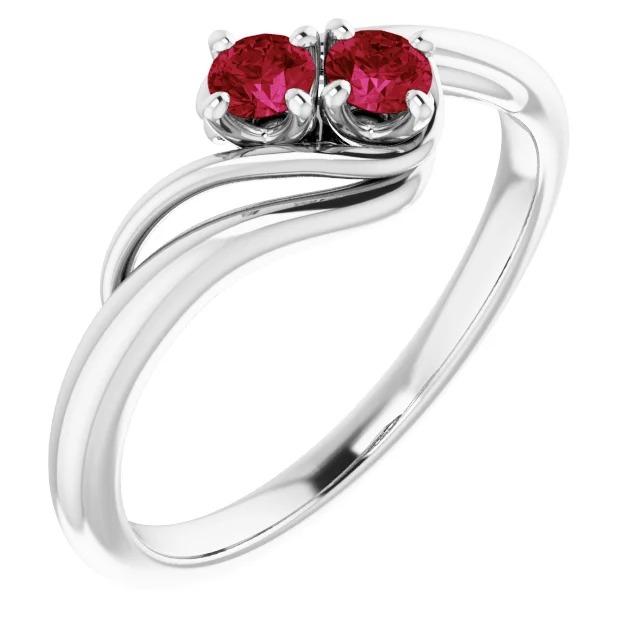 Ring Birmese Robijn 0,50 Karaat Twisted Style Prong Setting Sieraden Nieuw - harrychadent.nl