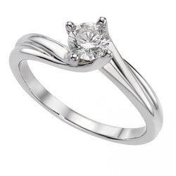 Natuurlijke Diamanten Ring 2ct - Witgoud 14K