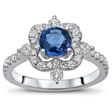 Afbeelding in Gallery-weergave laden, echte round diamant 4.30karaat ring bovenaanzicht
