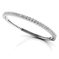 Rond Geslepen Echt Diamanten Armband 4,80 Ct Witgoud 14K