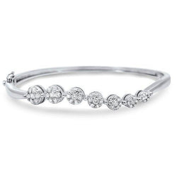 Ronde Diamanten Armband Dames Goud Fijne Sieraden 2 Karaat
