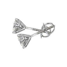 Afbeelding in Gallery-weergave laden, Ronde Diamanten Stud Earring 2,80 Carat Diamant Martini Stijl YG - harrychadent.nl
