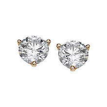 Afbeelding in Gallery-weergave laden, Ronde Diamanten Stud Earring 2,80 Carat Diamant Martini Stijl YG - harrychadent.nl
