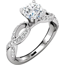 Afbeelding in Gallery-weergave laden, echte round diamant 1.97karaat ring vooraanzicht
