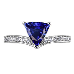 Ronde Diamond Triljoen Sapphire Ring Enhancer 2,50 karaat goud 14K