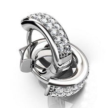 Afbeelding in Gallery-weergave laden, Ronde Pave Set Diamond Women Hoop Earring White Gold 4.80 Carats - harrychadent.nl
