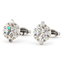 Afbeelding in Gallery-weergave laden, GIA-gecertificeerd Natuurlijke Diamanten Oorbellen 3.60ct - Witgoud 14K
