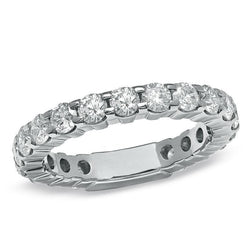 Ronde diamant 3 karaat trouwring witgouden sieraden Nieuw